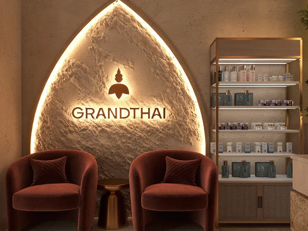 Концепция ресепшена будущего салона GRANDTHAI